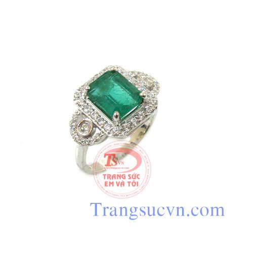 Nhẫn emarald, nhẫn emarald vàng trắng, nhẫn nữ emarald đẹp vàng 14k, 18k,https://trangsucvn.com/ Nhẫn emarald, nhẫn emarald vàng trắng, nhẫn nữ emarald đẹp vàng 14k, 18k,https://trangsucvn.com/