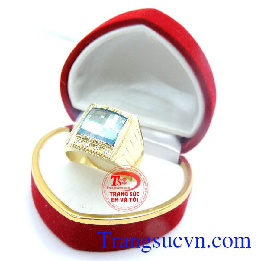 Nhẫn nam đeo hợp thời trang, chất lượng v&agrave;ng đảm đeo bền đẹp s&aacute;ng b&oacute;ng, tinh tế v&agrave; sang trọng d&agrave;nh cho ph&aacute;i mạnh, nhẫn nam ph&ugrave; hợp đeo ng&oacute;n giữa v&agrave; ng&oacute;n &aacute;p &uacute;t