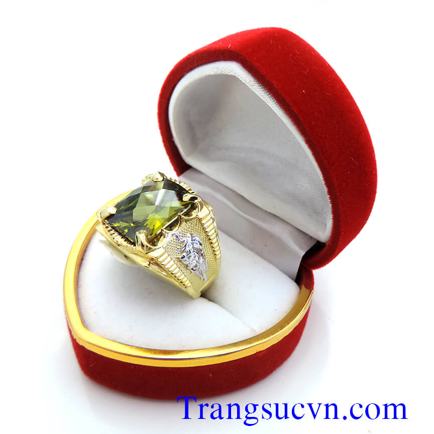 Nhẫn nam mạng Hổ   Nhẫn nam v&agrave;ng t&acirc;y 10k d&agrave;nh cho nam gi&aacute; rẻ chiếc nhẫn nam mạng hổ tuổi dần,b&aacute;n to&agrave;n quốc, thanh to&agrave;n bảo h&agrave;nh 6 th&aacute;ng, chất lượng đảm bảo