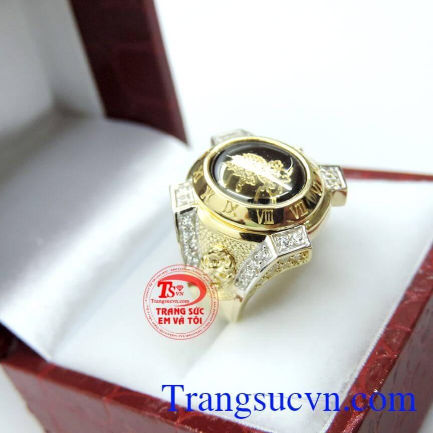 Nhẫn nam rồng vàng chất, nhẫn nam giá rẻ, nhẫn nam