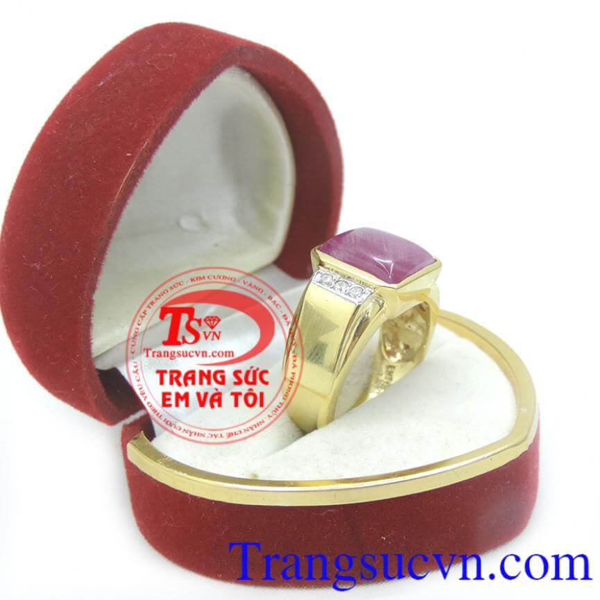Nhẫn nam vàng đá ruby thiên nhiên, Nhẫn nam Ruby, nhẫn nam đá quý thiên nhiên Nhẫn nam vàng đá ruby thiên nhiên, Nhẫn nam Ruby, nhẫn nam đá quý thiên nhiên