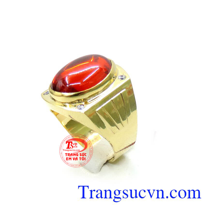 Kiểu dáng đẹp,hiện đại chất lượng vàng đảm đeo bền đẹp sáng bóng, tinh tế và sang trọng dành cho phái mạnh, nhẫn nam phù hợp đeo ngón giữa và ngón áp út