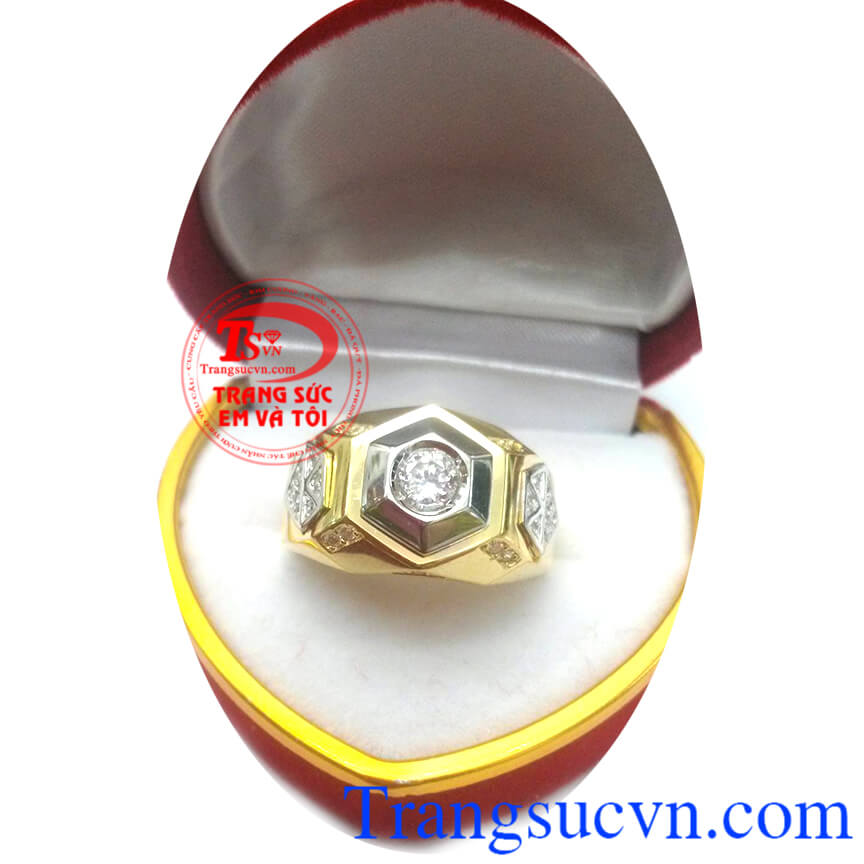 Nhẫn nam vàng tây mặt kim, nhẫn nam đẹp, nhẫn nam giá rẻ Nhẫn nam vàng tây mặt kim, nhẫn nam đẹp, nhẫn nam giá rẻ