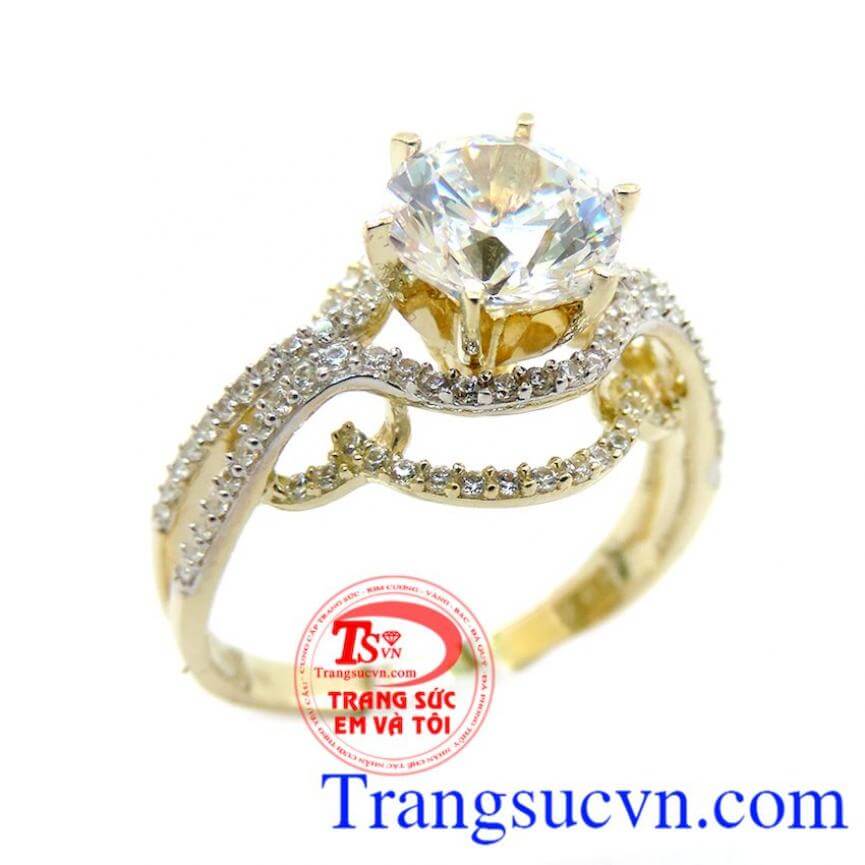 Chiếc Nhẫn Nữ Quý Phái, Nhẫn nữ đá quý, nhẫn nữ vàng tây đẹp