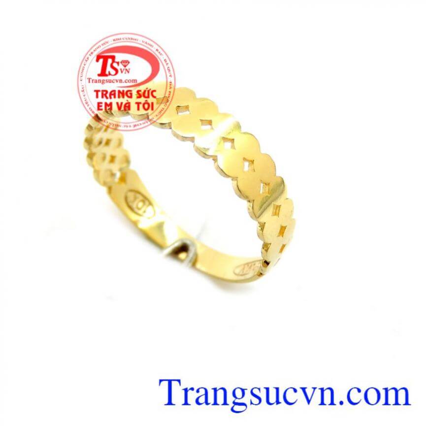 Chiếc Nhẫn Nữ Vàng Đơn Giản, Nhẫn nữ vàng, nhẫn nữ vàng tây thời thượng