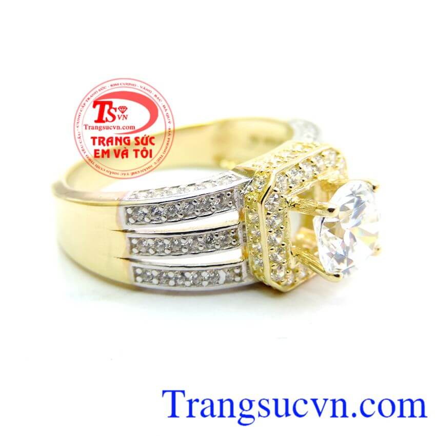 Món Quà Cho Một Nửa Yêu Thương, Nhẫn nữ vàng, nhẫn vàng tây xinh xắn