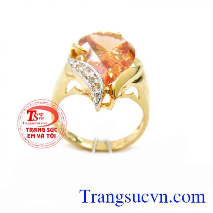 Nhẫn Nữ Đá Vàng 10k Tuyệt Hảo, Nhẫn nữ vàng, nhẫn nữ vàng tây phong cách Nhẫn Nữ Đá Vàng 10k Tuyệt Hảo, Nhẫn nữ vàng, nhẫn nữ vàng tây phong cách