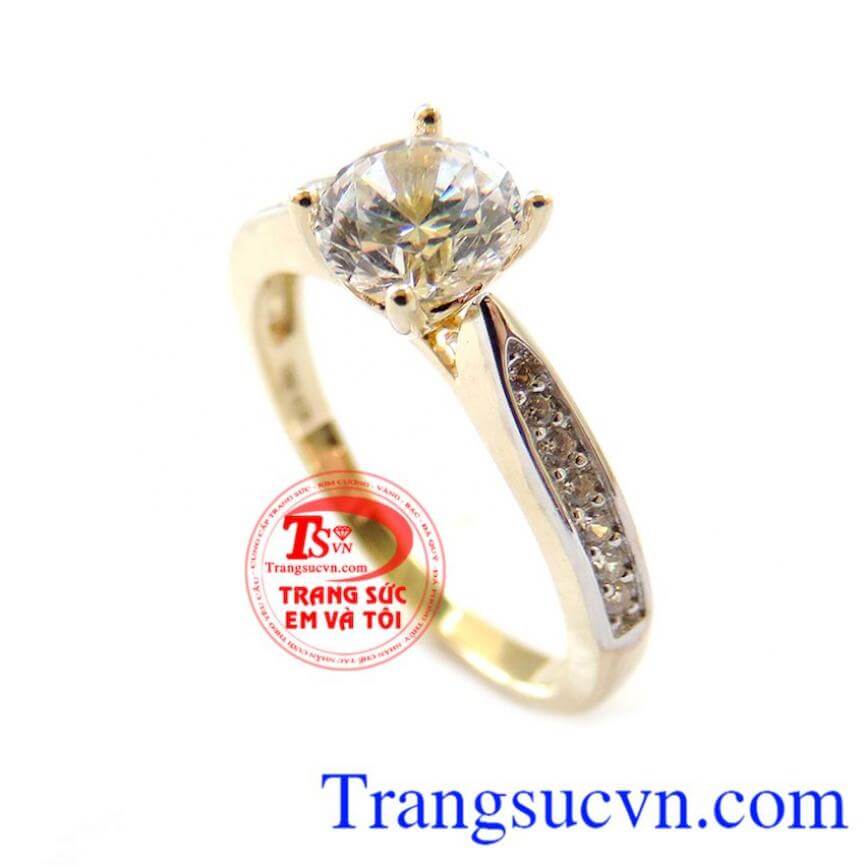 Nhẫn nữ đẹp cho ngón tay xinh, Nhẫn nữ vàng, nhẫn vàng tây phong cách