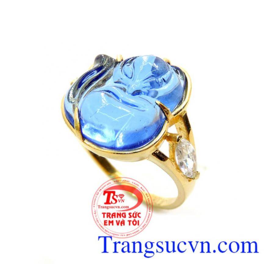 Nhẫn Nữ Hồ Ly Đá Xanh, Nhẫn nữ vàng, nhẫn nữ thời trang đẳng cấp