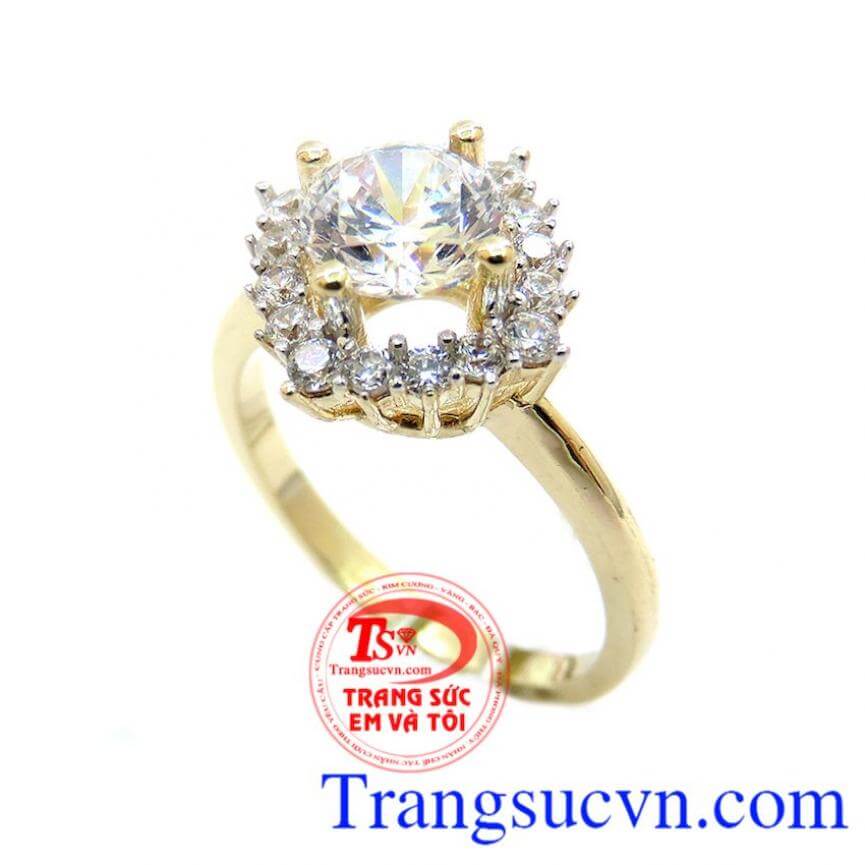Nhẫn Nữ kết đá tinh xảo, Nhẫn nữ vàng, nhẫn nữ xinh xắn thời trang Nhẫn Nữ kết đá tinh xảo, Nhẫn nữ vàng, nhẫn nữ xinh xắn thời trang