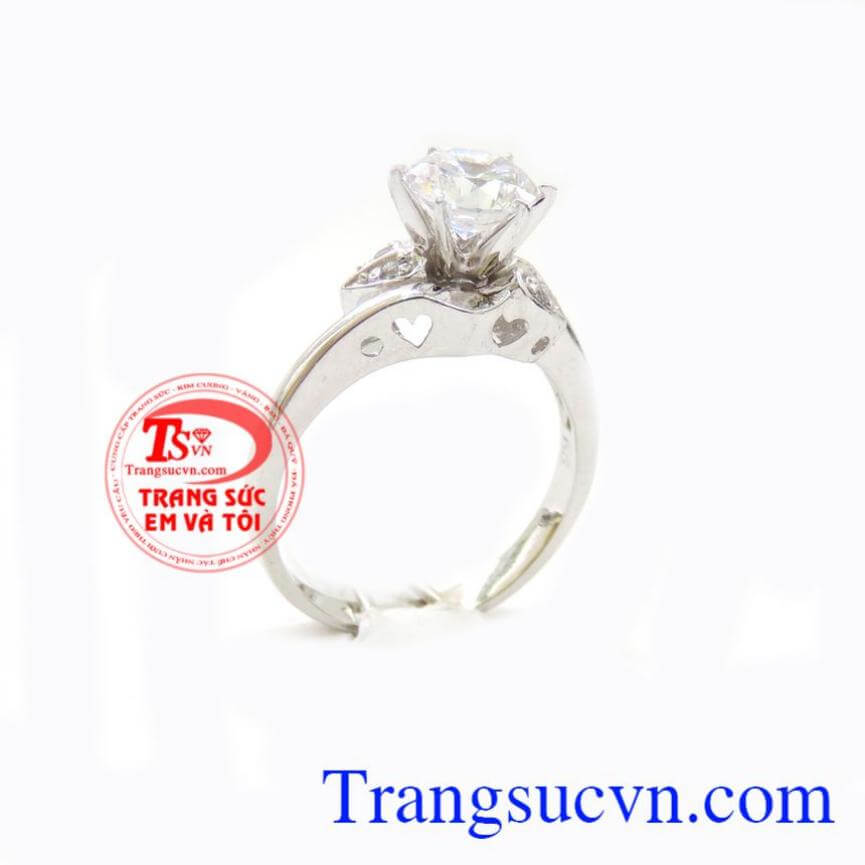 Nhẫn nữ trái tim nhỏ xinh, Nhẫn Nữ Vàng Trắng, nhẫn nữ vàng xinh xắn Nhẫn nữ trái tim nhỏ xinh, Nhẫn Nữ Vàng Trắng, nhẫn nữ vàng xinh xắn