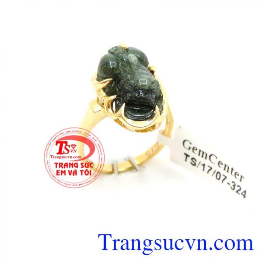 Nhẫn nữ tỳ hưu sapphire 14k, Nhẫn Nữ Tỳ Hưu, nhẫn nữ đính đá Nhẫn nữ tỳ hưu sapphire 14k, Nhẫn Nữ Tỳ Hưu, nhẫn nữ đính đá