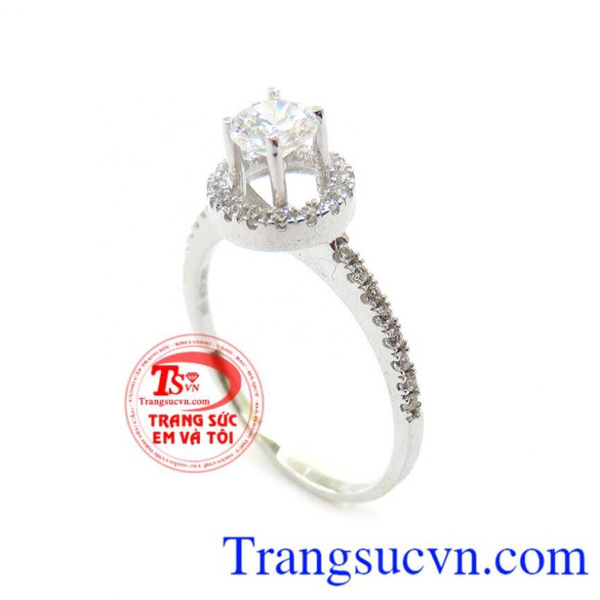 Nhẫn Nữ Vàng Trắng Thanh Mảnh, nhẫn nữ đá quý, nhẫn nữ đính đá 10k Nhẫn Nữ Vàng Trắng Thanh Mảnh, nhẫn nữ đá quý, nhẫn nữ đính đá 10k