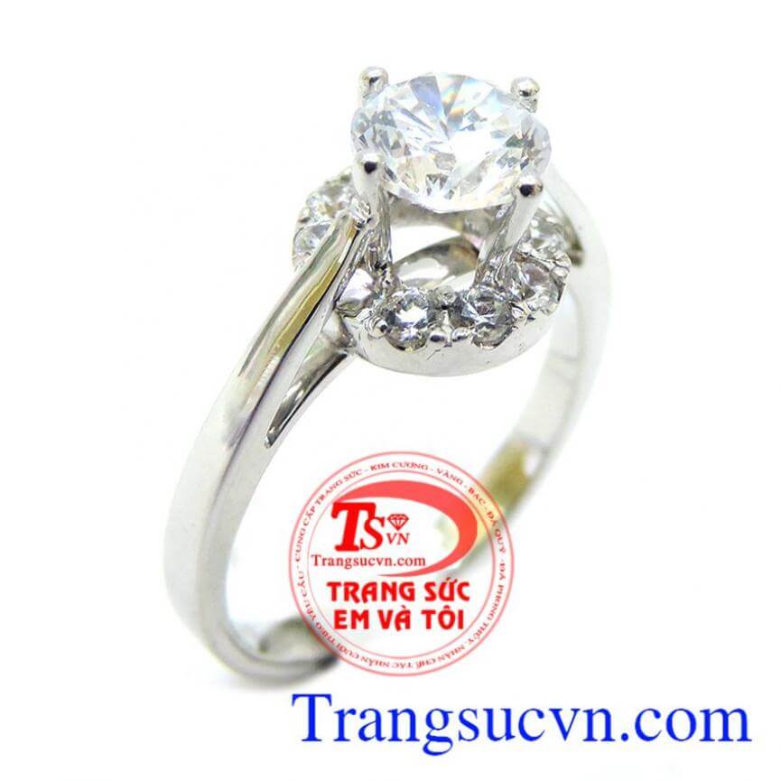Nhẫn vàng 18k nhập trắng, Nhẫn Nữ Vàng Trắng, nhẫn nữ vàng thời trang Nhẫn vàng 18k nhập trắng, Nhẫn Nữ Vàng Trắng, nhẫn nữ vàng thời trang