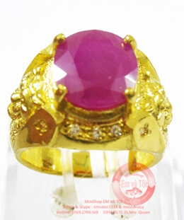 Nhẫn Ruby vàng ta Nhẫn Ruby vàng ta