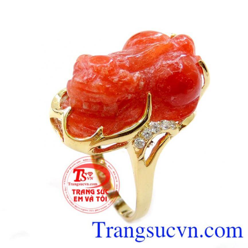Nhẫn Vàng Tỳ Hưu Nữ, Nhẫn Nữ Tỳ Hưu, Nhẫn nữ vàng đính đá Nhẫn Vàng Tỳ Hưu Nữ, Nhẫn Nữ Tỳ Hưu, Nhẫn nữ vàng đính đá