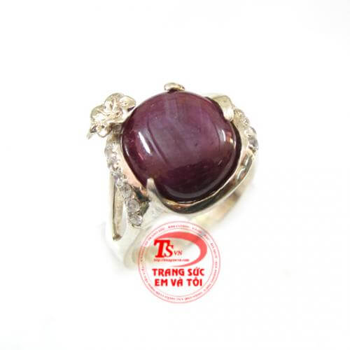 Nhẫn bạc nam ruby nhan_bac_nam_ruby , Nhẫn bạc nam ruby