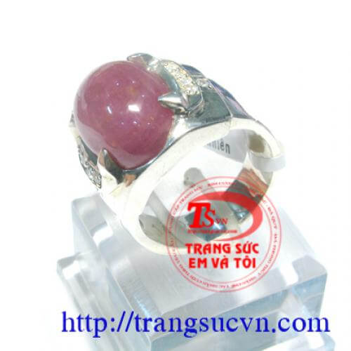 Nhẫn bạc ruby thiên nhiên nhan_bac_ruby_thien_nhien , Nhẫn bạc ruby thiên nhiên