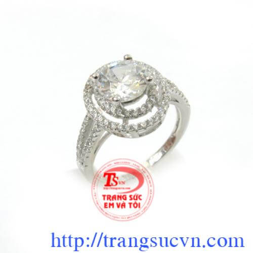 Nhẫn bạc đá trắng kiểu đẹp nhan_bac_trang_keu_dep , Nhẫn bạc đá trắng kiểu đẹp