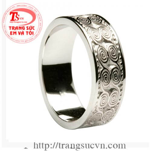 Nhẫn bạc xi vàng trắng nhan_bac_xi_vang_trang , Nhẫn bạc xi vàng trắng