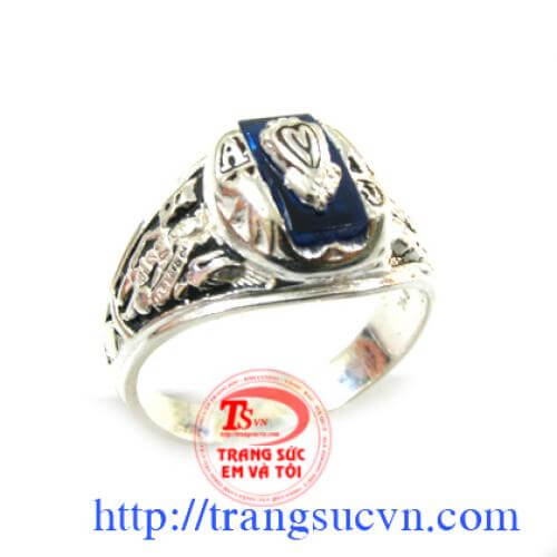 Nhẫn đá bạc nhan_da_bac , Nhẫn đá bạc