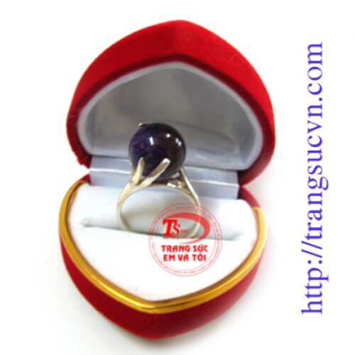 Nhẫn Hạt Thạch Anh Tím nhan_hat_thach_anh_tim , Nhẫn Hạt Thạch Anh Tím