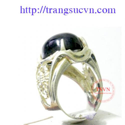 Nhẫn nam gắn đá màu đen nhan_nam_gan_da_mau_den , Nhẫn nam gắn đá màu đen