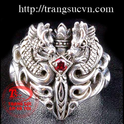 nhẫn nam song rồng chầu ruby nhan_nam_song_rong_chau_ruby , nhẫn nam song rồng chầu ruby