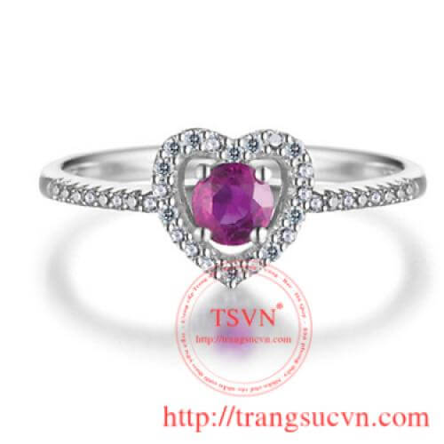 Nhẫn nữ topaz hồng nhan_nu_topaz_hong , Nhẫn nữ topaz hồng