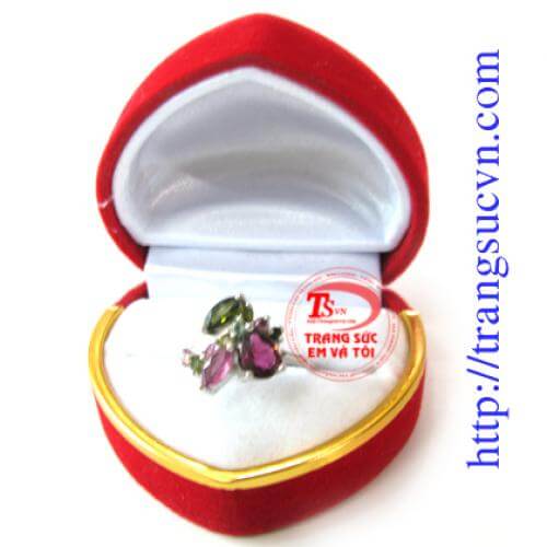 Nhẫn Tuamalin thiên nhiên nhan_tuamalin_thien_nhien , Nhẫn Tuamalin thiên nhiên
